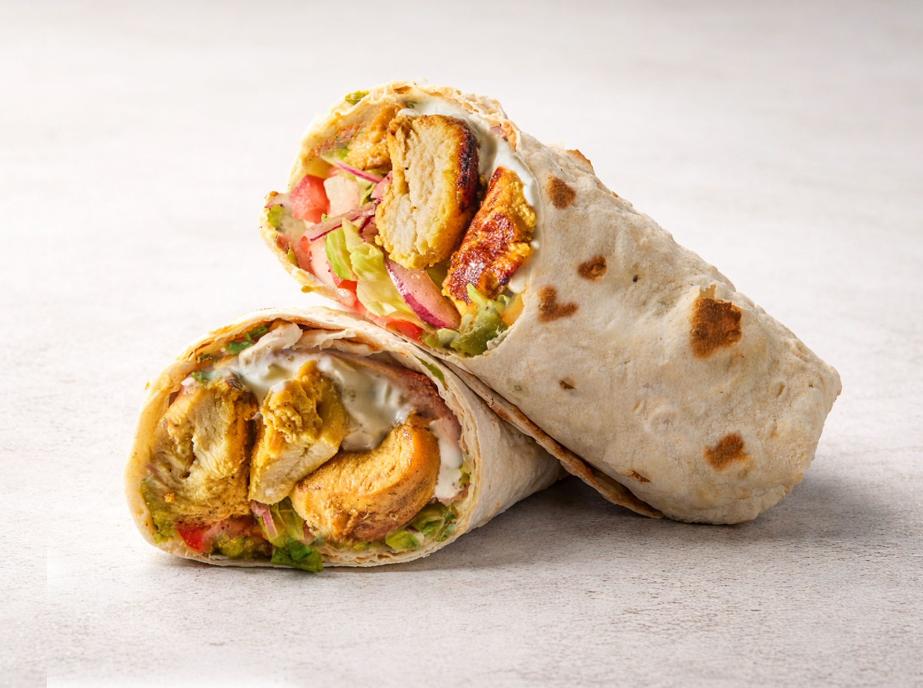 Chicken Shish Kabob Wrap